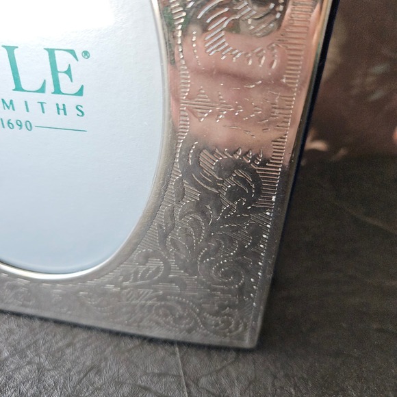 Towle Silversmiths Silver Tone & Blue Velvet 4x6 Photo Album Frame 100 Pictures - Picture 3 of 12